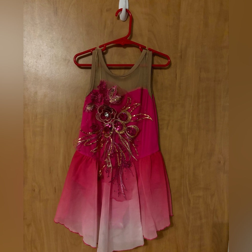 Ice skating dress.
